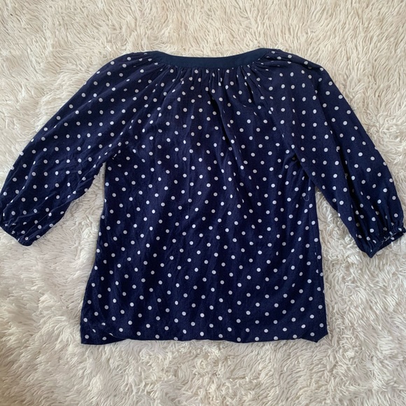 🦋Kenar navy polka dot top - Picture 6 of 6